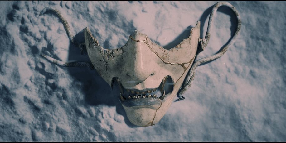Ghost Of Yotei Character's face Mask