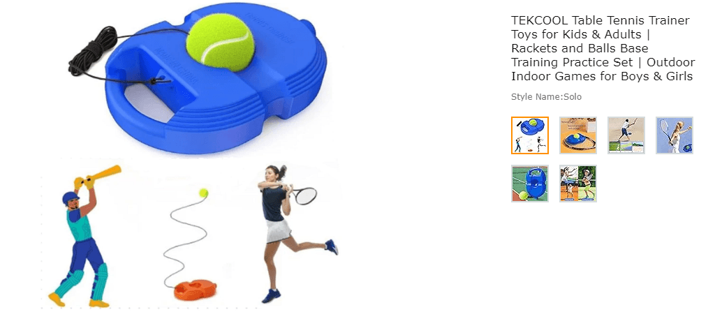 Tekcool Table Tennis rebound Ball